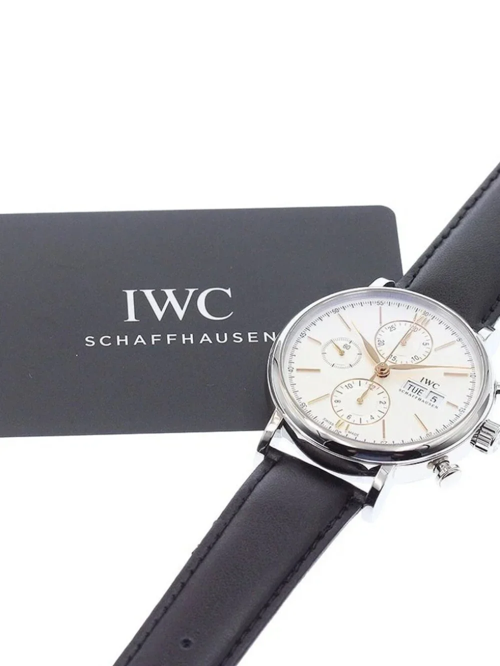 IWC SCHAFFHAUSEN Portofino IW391031 Day-Date Chronograph Automatic Men's_972609